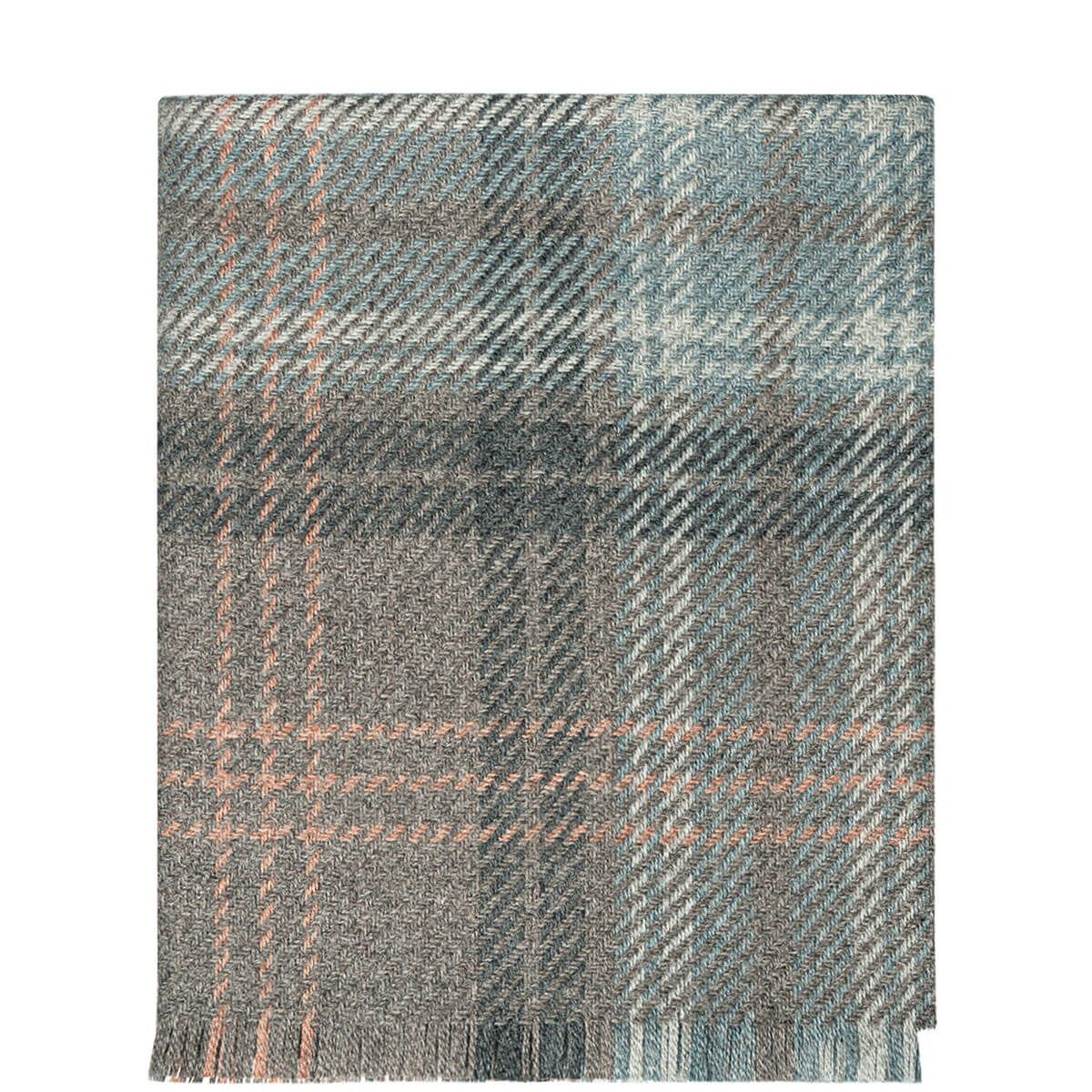 Bracken British Wool Lochcarron Hunting Weathered Blanket - Click Image to Close